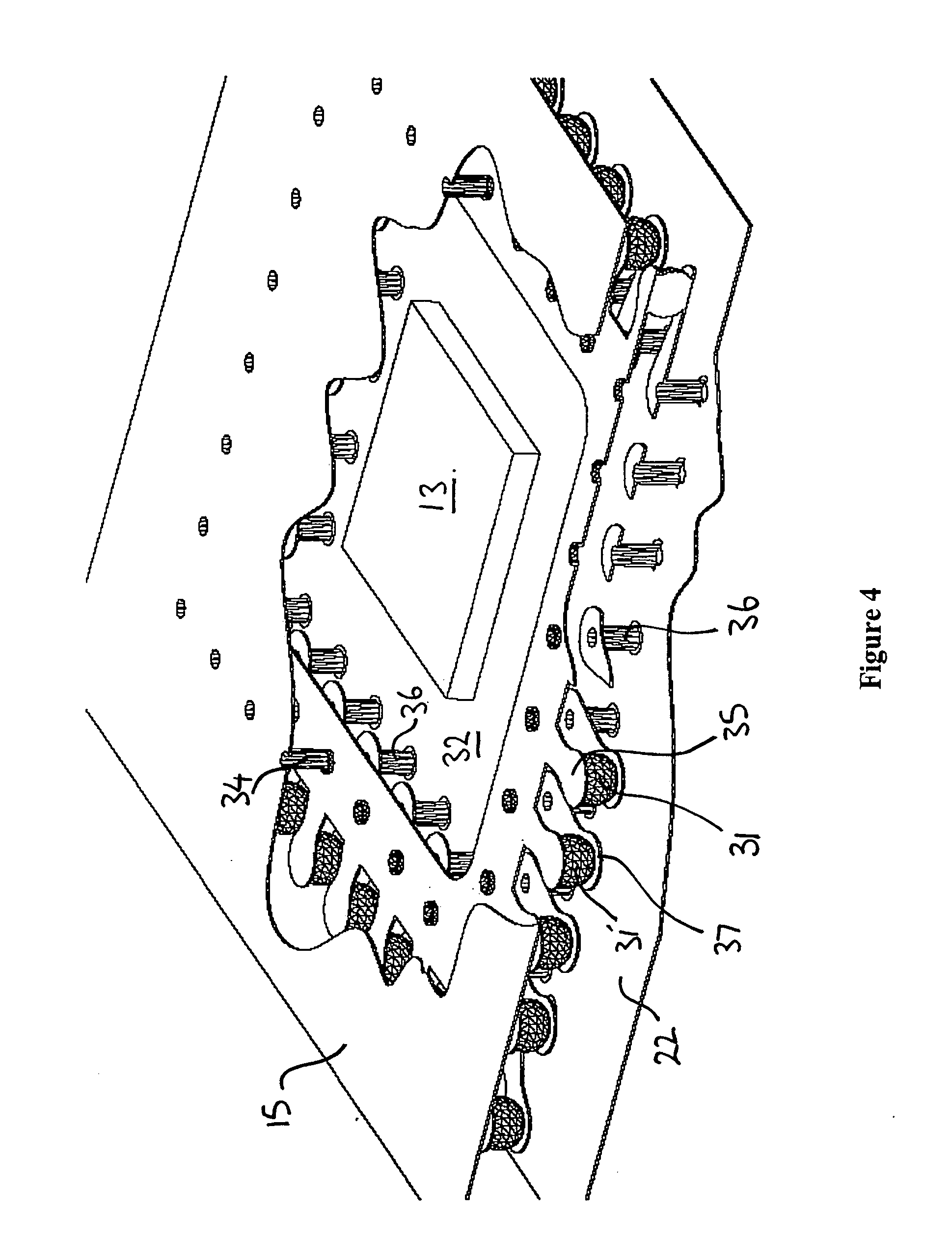 Stacked multi-chip package with EMI shielding