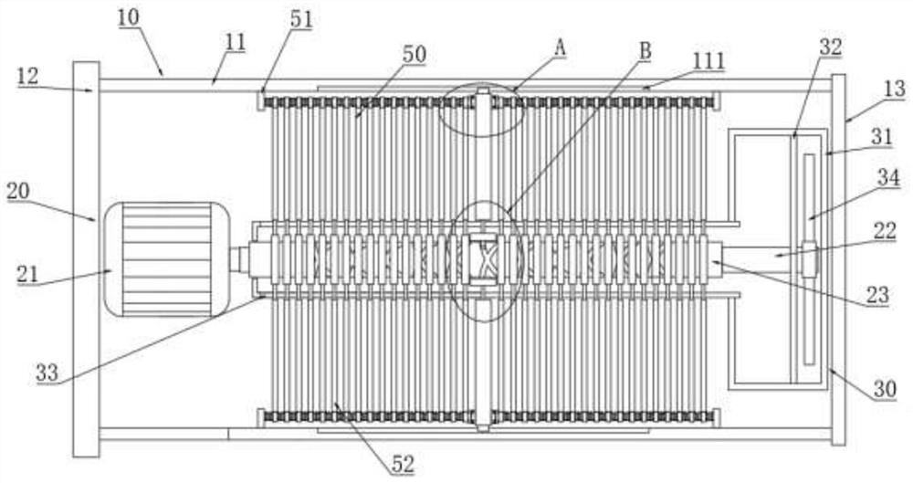 Multi-stage filtering split type air filter and working method thereof