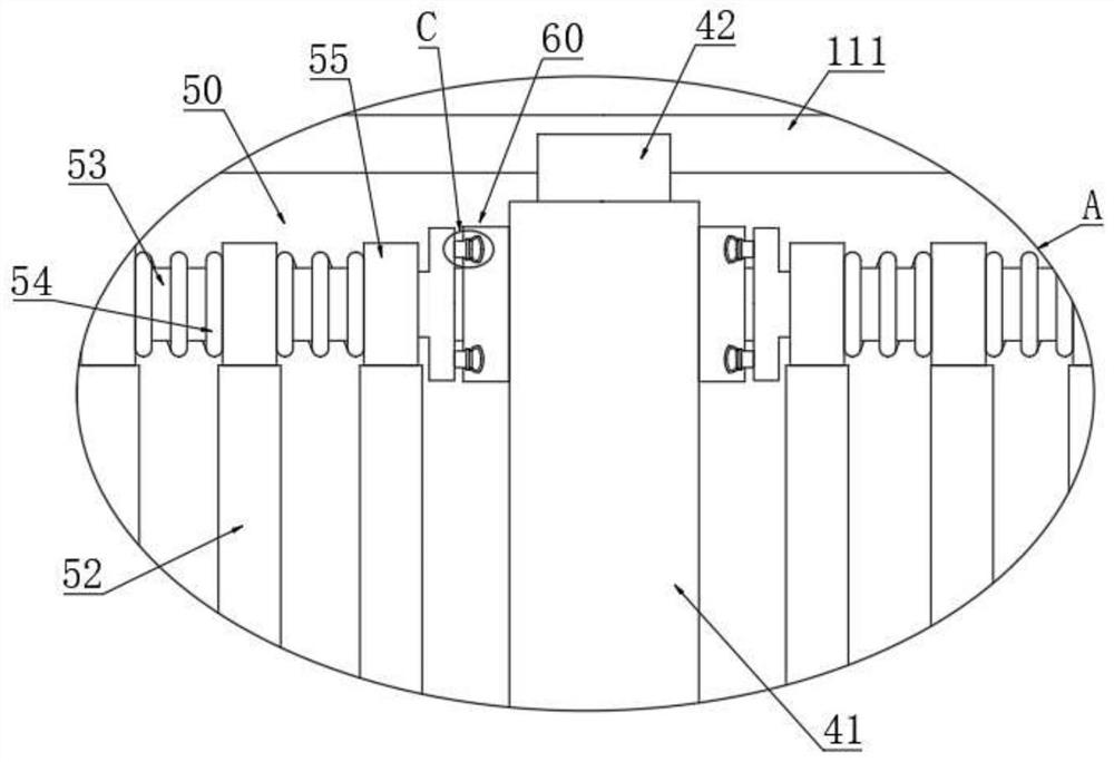 Multi-stage filtering split type air filter and working method thereof