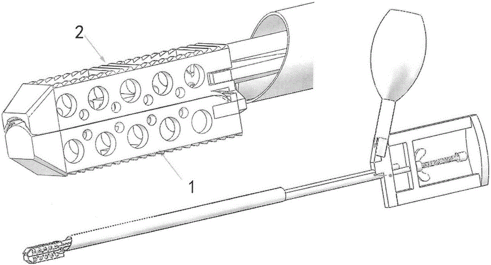 Assembled type minimally invasive lumbar interbody fusion apparatus