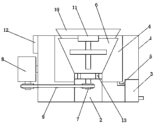 Centrifugal separator with wall scraping function