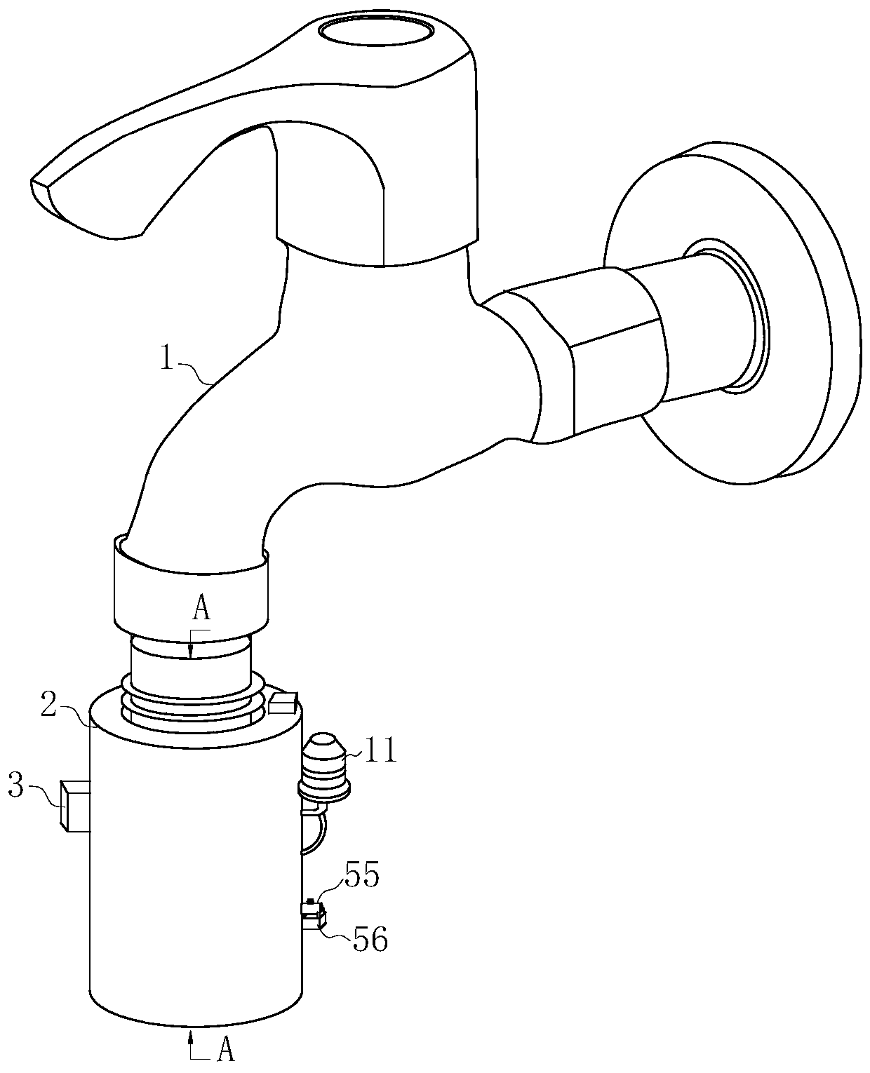 Quick detection device of bacteria in tap water