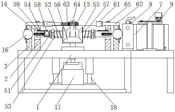 A biological filter paper folding ring bonding device