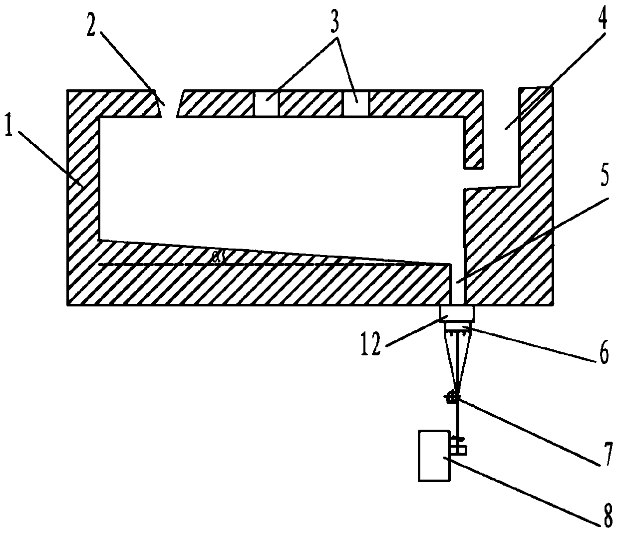 A kind of production device and production method of basalt fiber