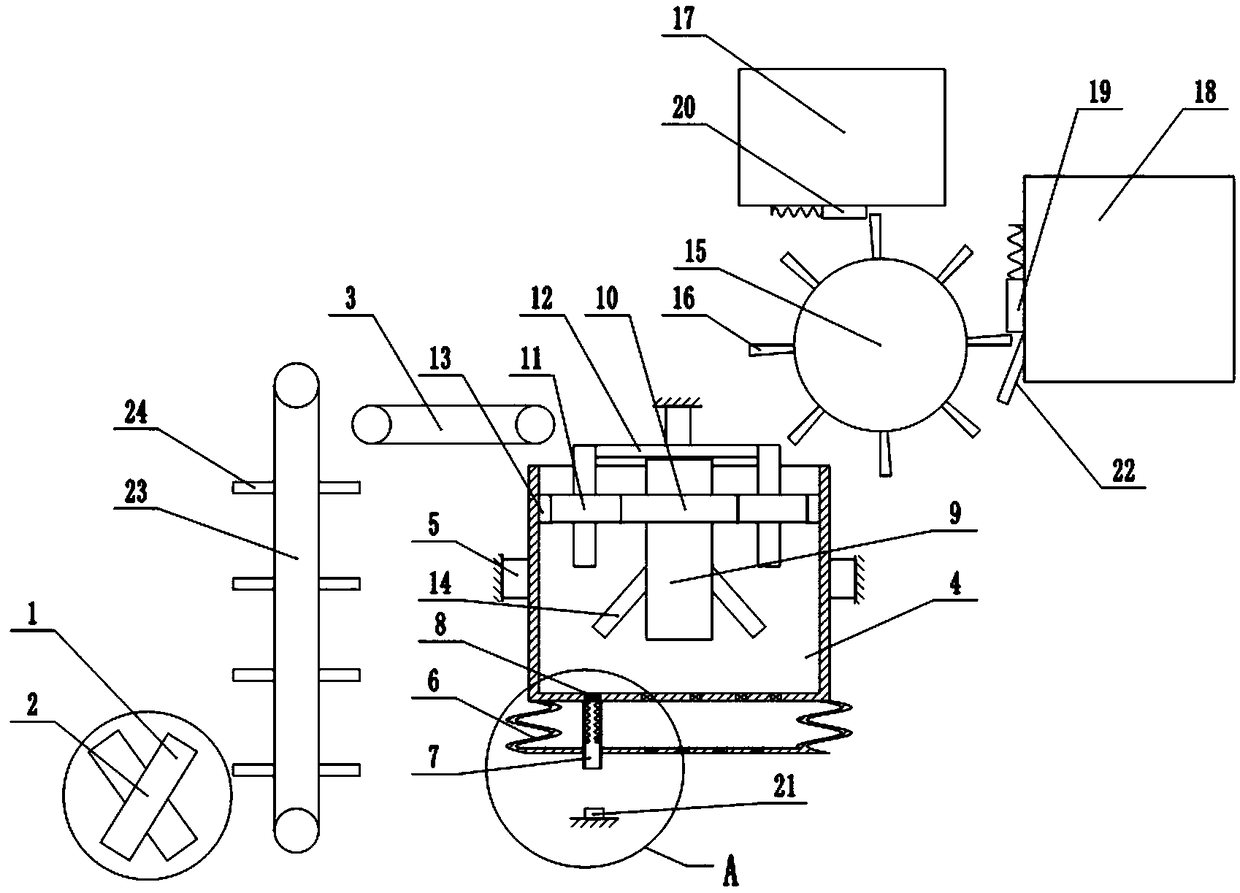 Anti-pest planting method for actinidia chinensis