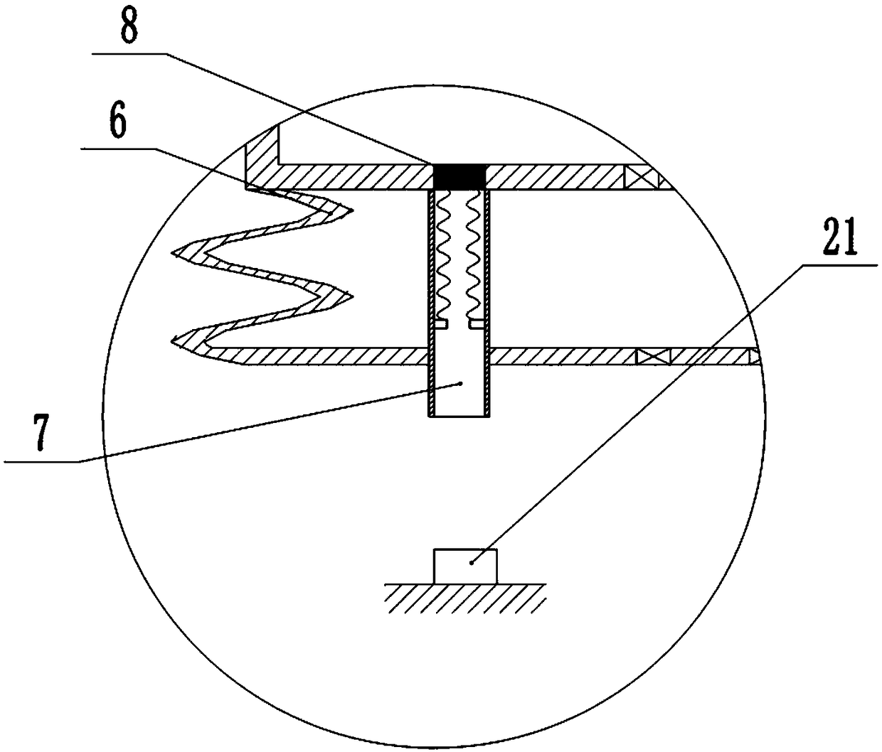 Anti-pest planting method for actinidia chinensis