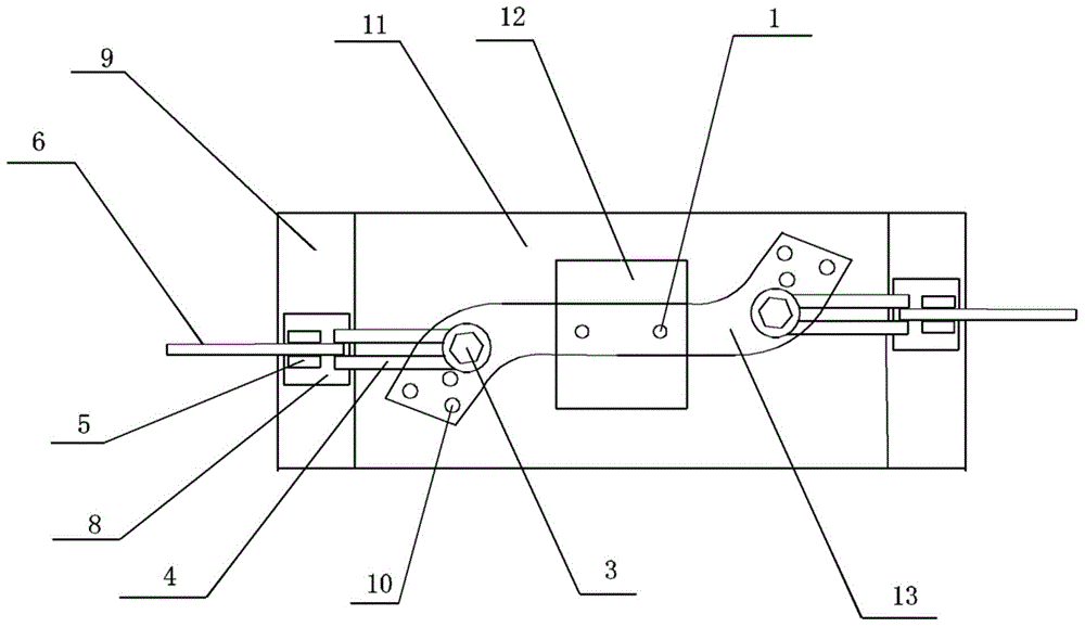 Anti-deformation fixing clamp for automobile door handle