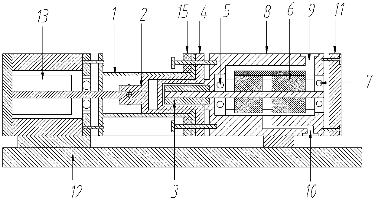 Small-flow single-shaft forward and reverse screw extrusion type magnetic driving pump