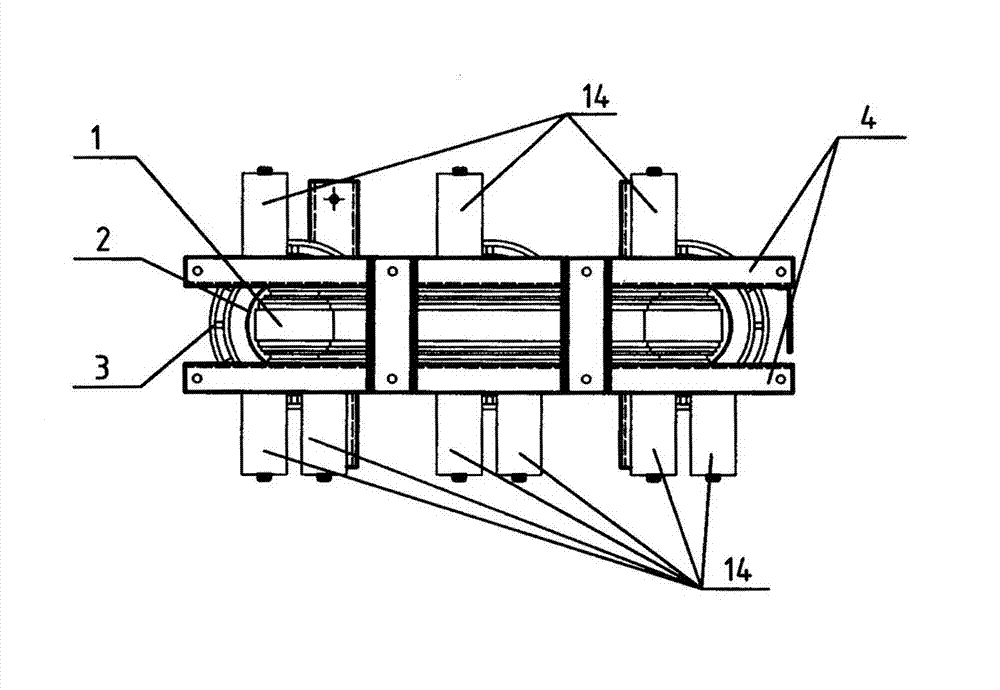 Dry type iron-core starting reactor for cold water medium-pressure unit of air conditioner