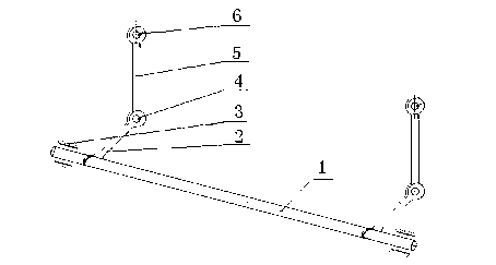 Novel transverse elasticity positioning method of side-rolling resistant torsion bar for railway vehicle and device of method