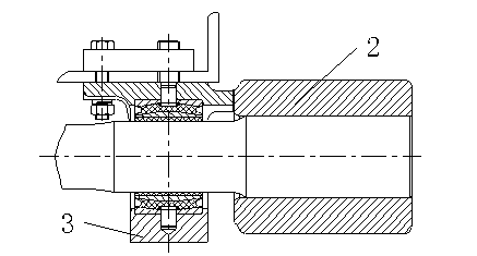 Novel transverse elasticity positioning method of side-rolling resistant torsion bar for railway vehicle and device of method