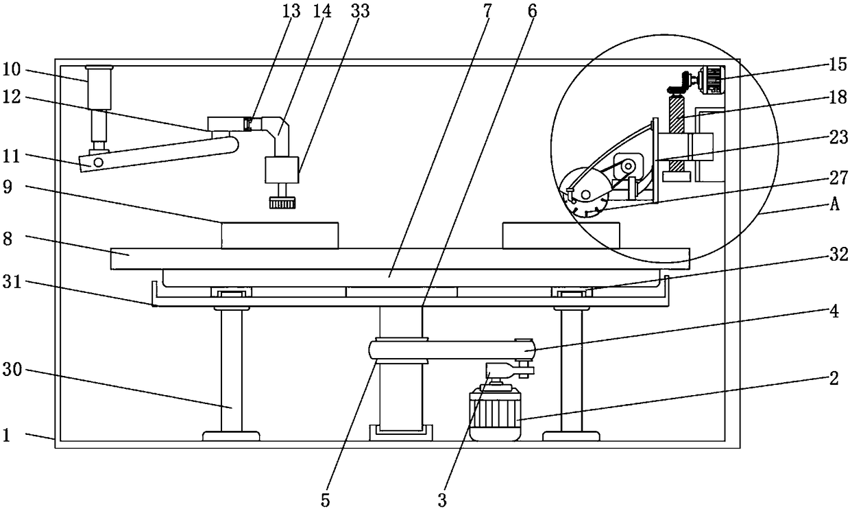 Machining equipment for cutting and removing burrs of gear shaft in automobile gearbox