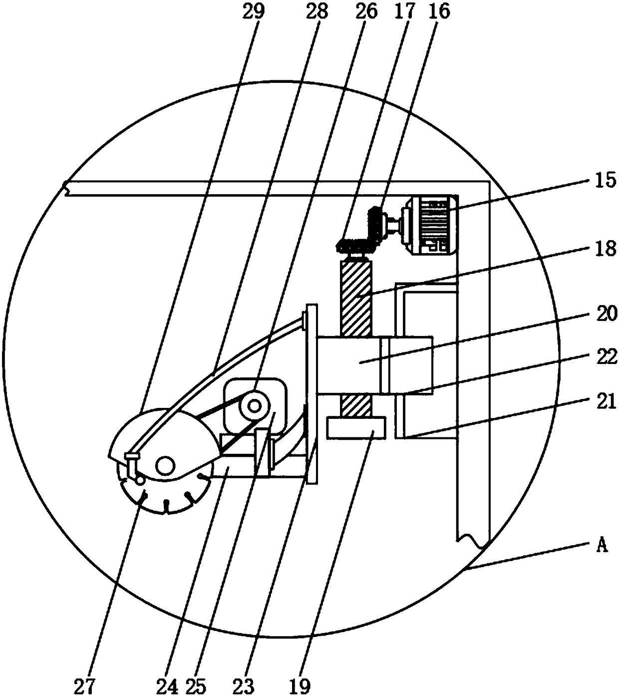 Machining equipment for cutting and removing burrs of gear shaft in automobile gearbox