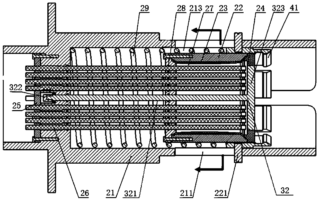 Rotary deep sea plug-in photoelectric composite connector