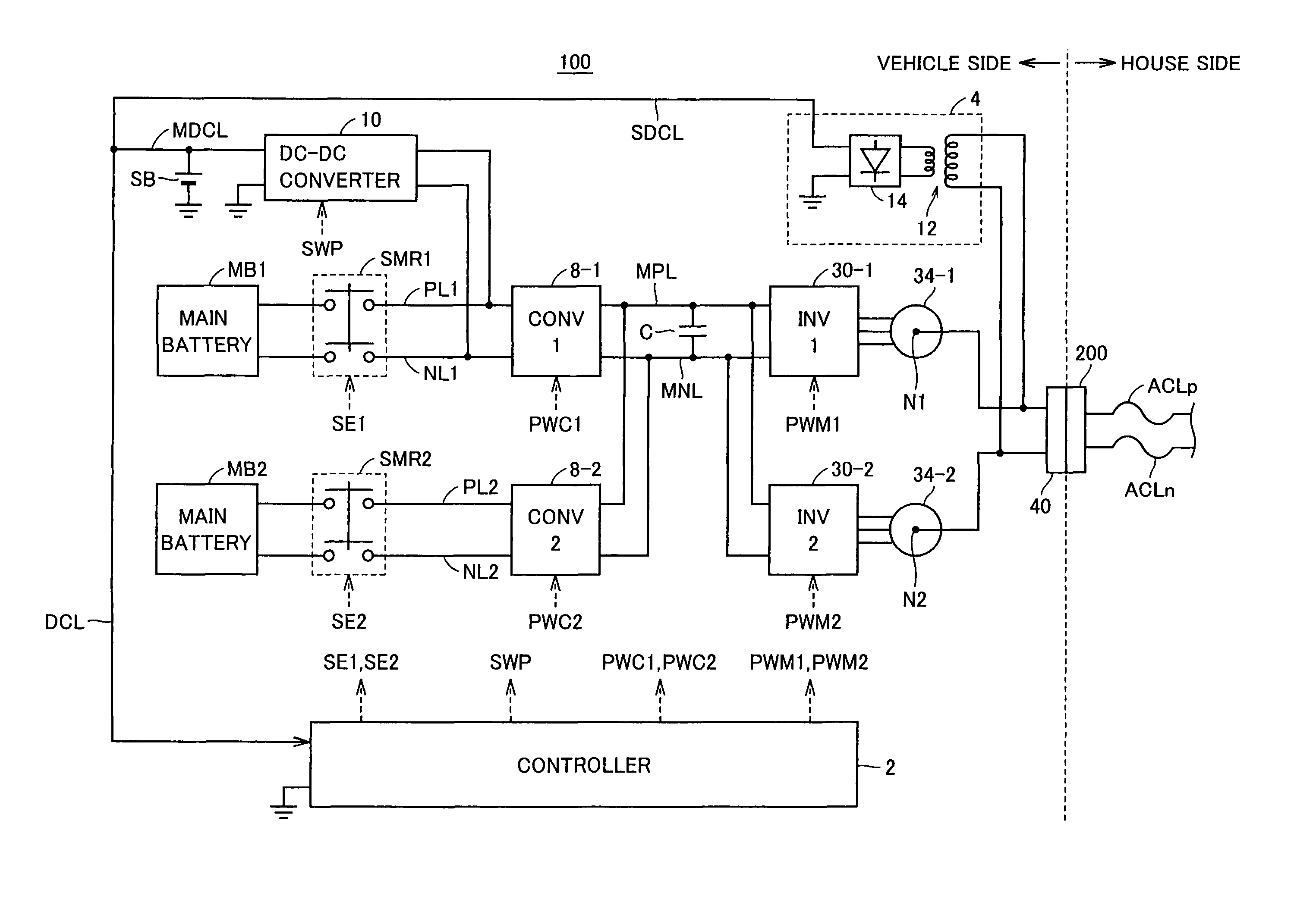 Electric powered vehicle, vehicle charge device and vehicle charge system