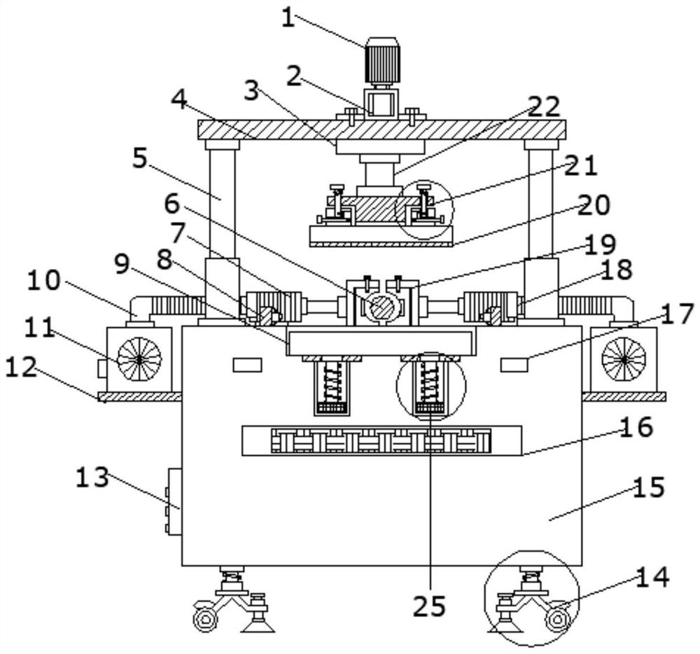 Automatic crimping machine terminal material belt cutting mechanism