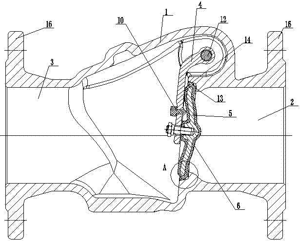 Self-sealing swing soft seal check valve