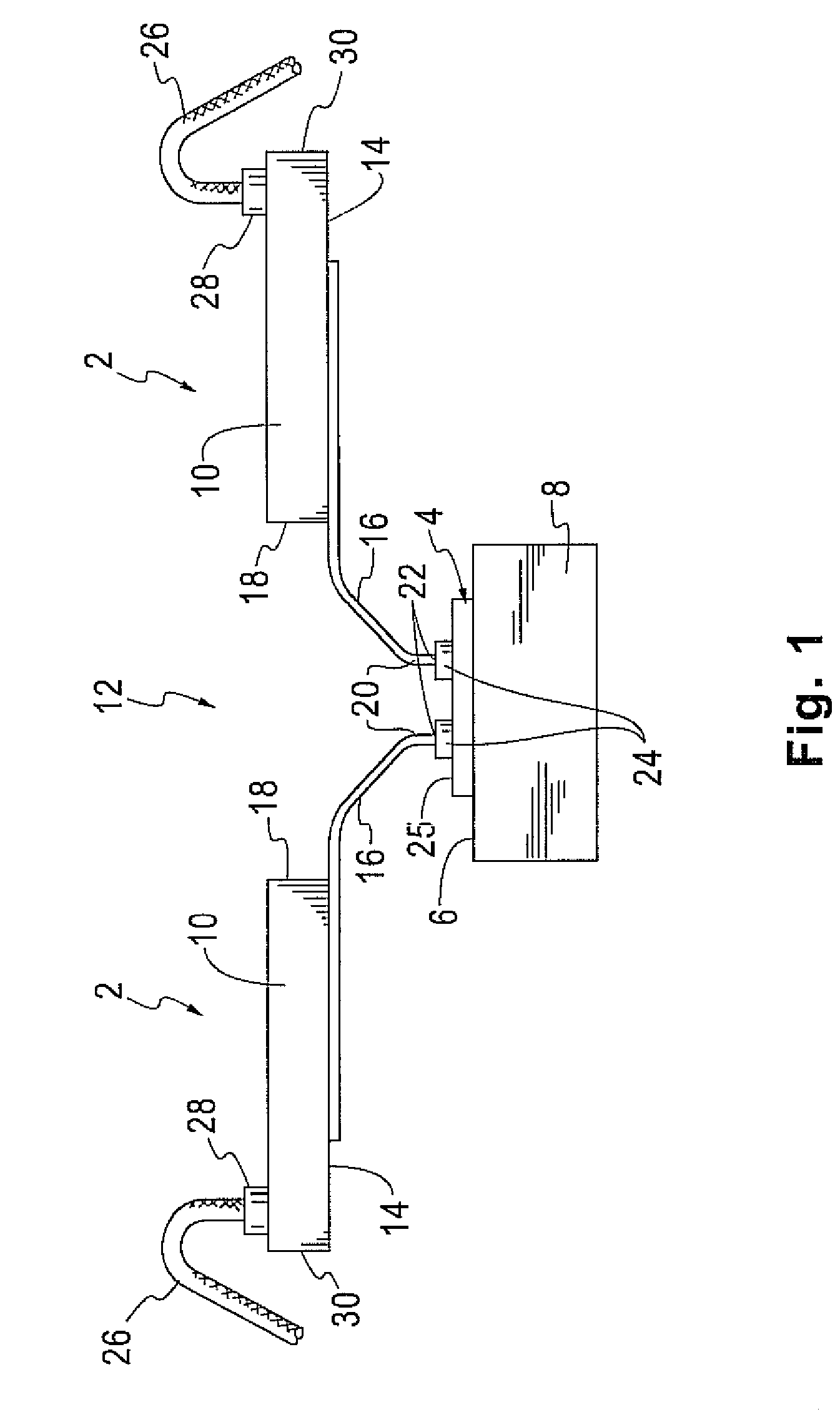 High density integrated circuit apparatus, test probe and methods of use thereof