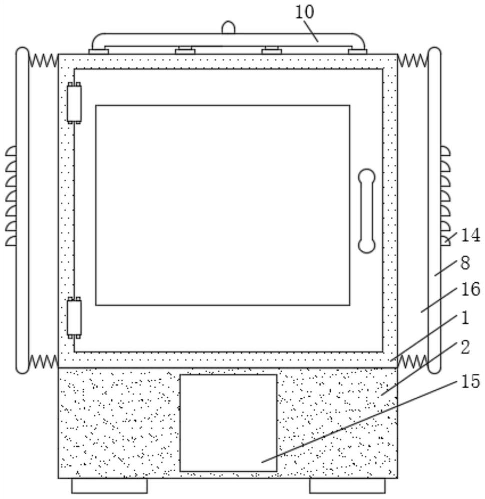 Energy storage control cabinet safety device