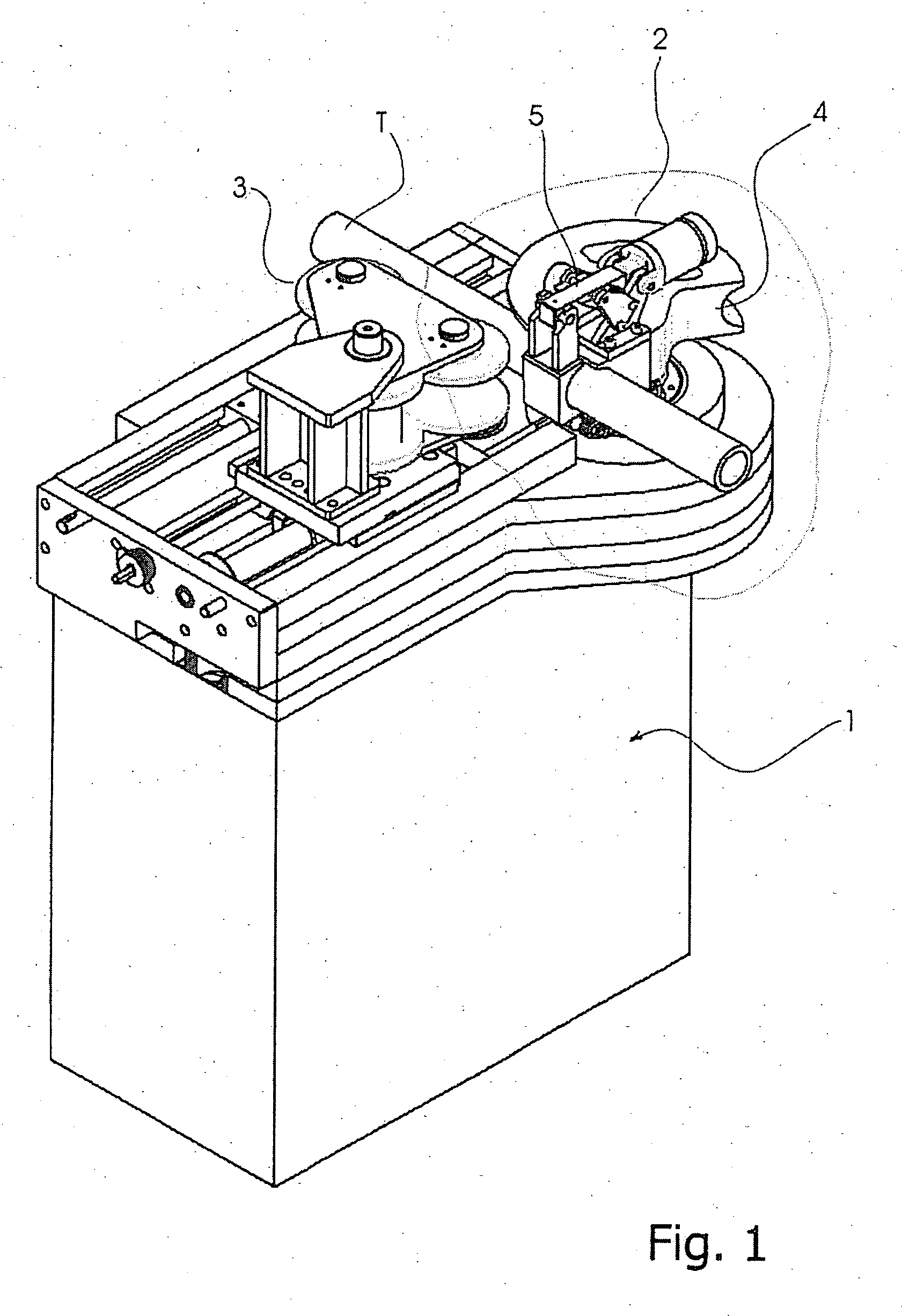 Bending machine die provided with a vise for clamping an elongated workpiece to be bent