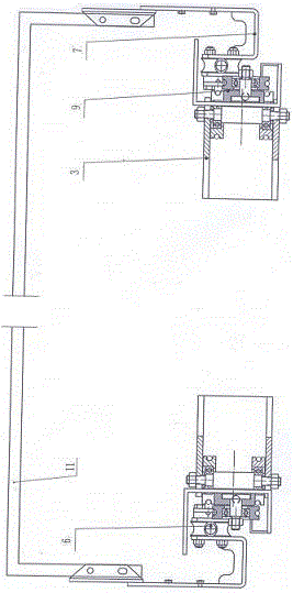 Automatic tarpaulin covering device used for vehicle tank and application method