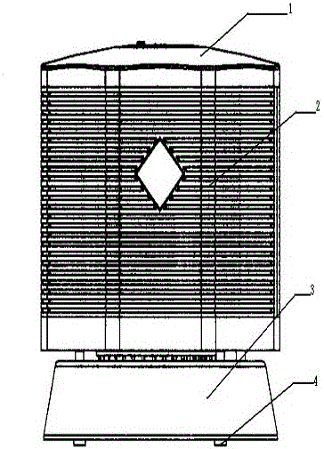 A kind of indoor air purification device for office