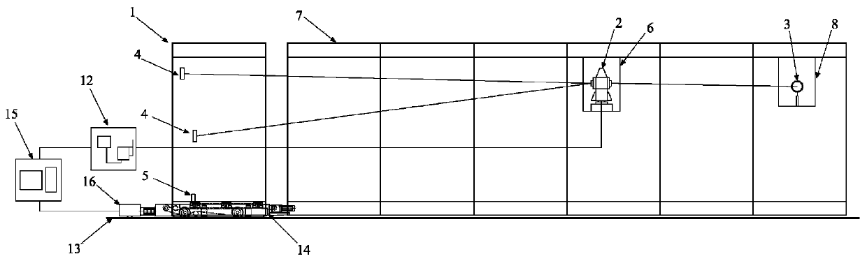 Automatic assembling system for pipe culvert prefabricated member and construction method