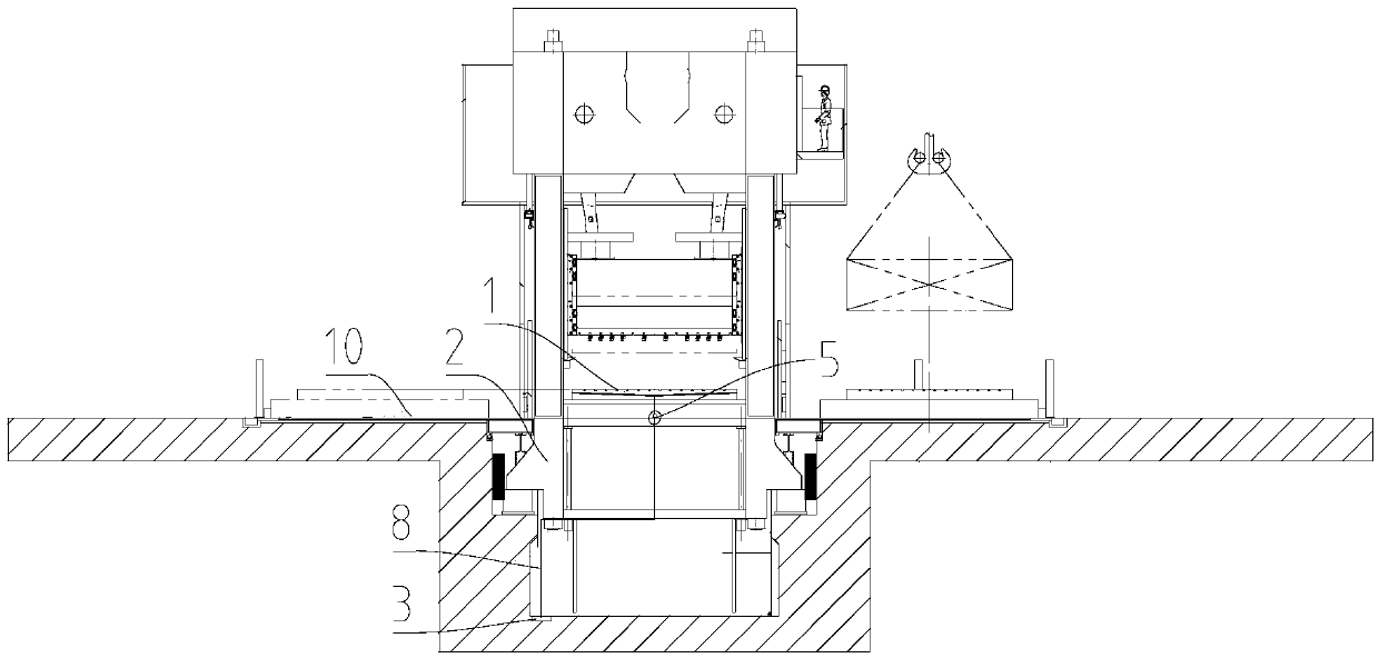 Press machine sump oil recovery system and check valve for discharging press machine sump oil