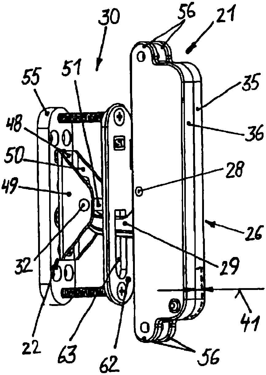 Fittings for liftable and/or movable leaves of windows or doors