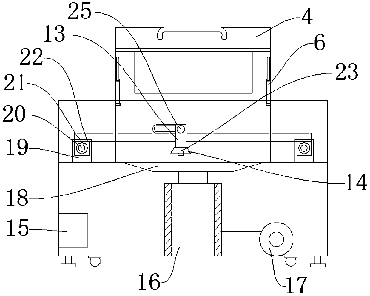 Laser cutting machine with safety protection device