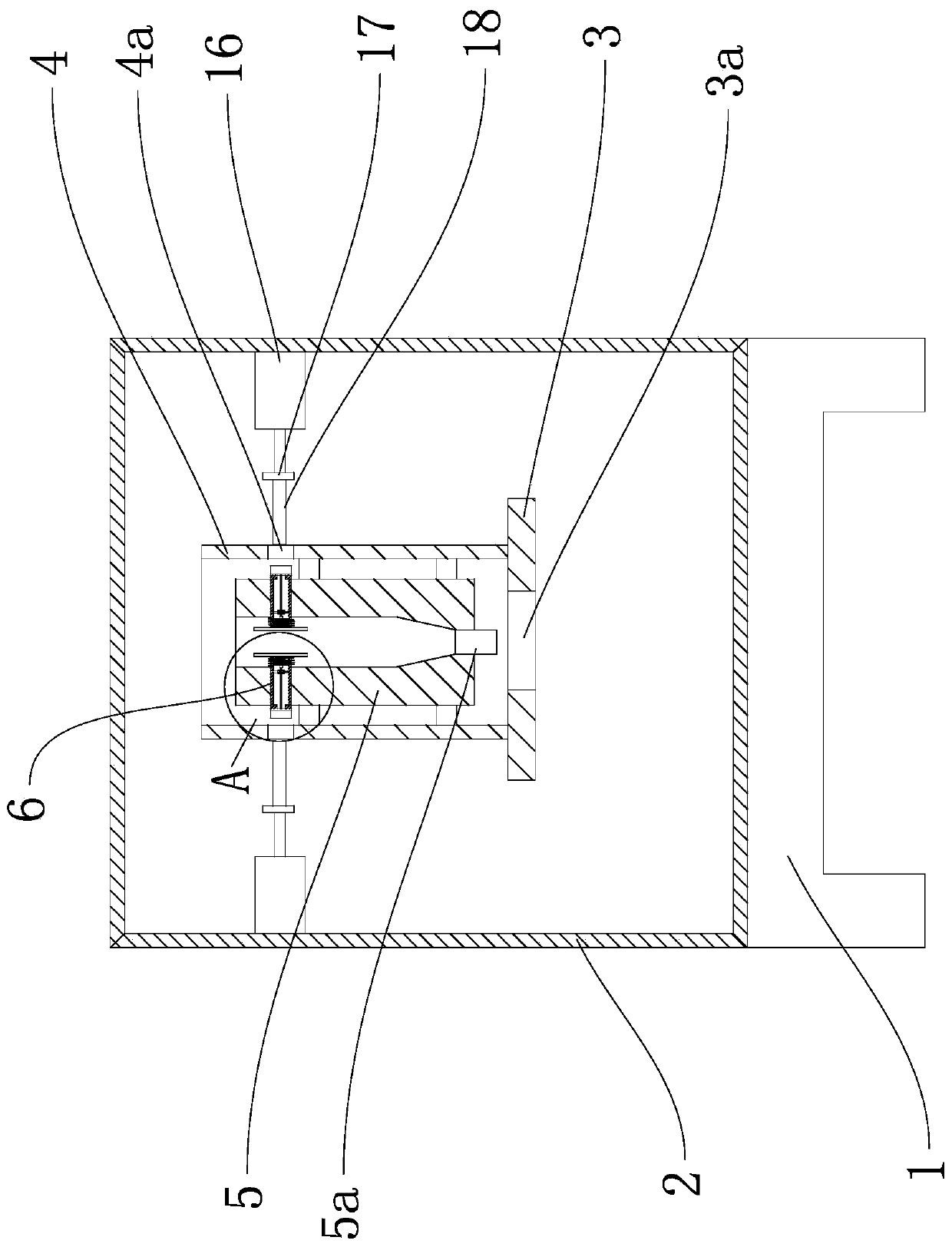 High-efficiency umbrella drying detection device for security check