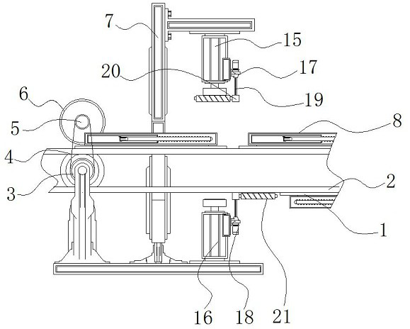 Size detection equipment capable of positioning and correcting and for mobile phone electronic part detection