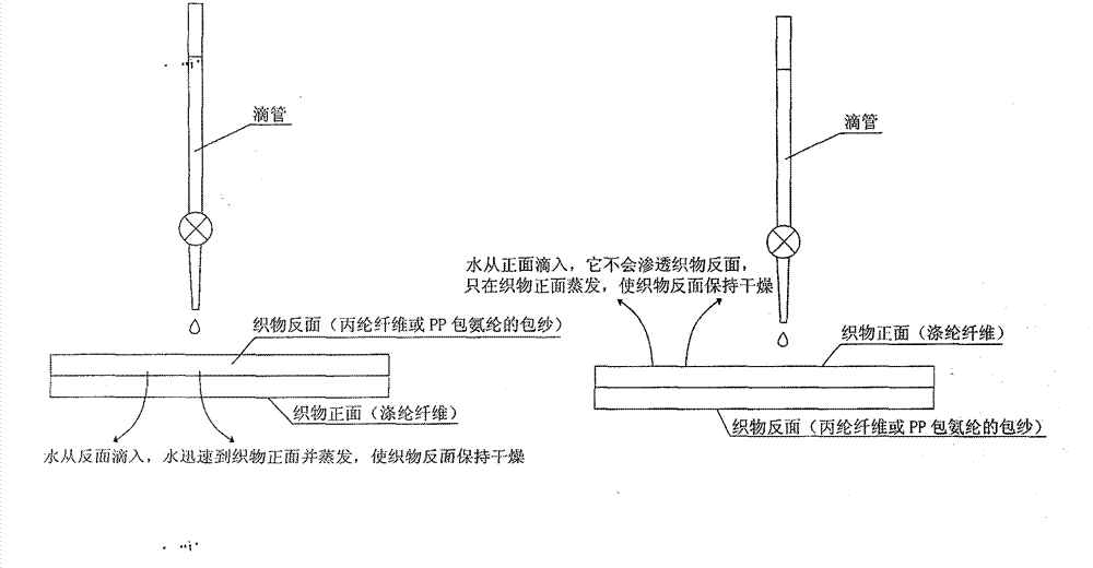 Dry seamless undergarment and production process thereof