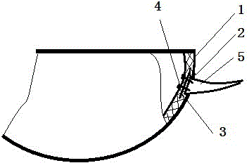 Glass fiber reinforced plastic ship bilge keel installation method