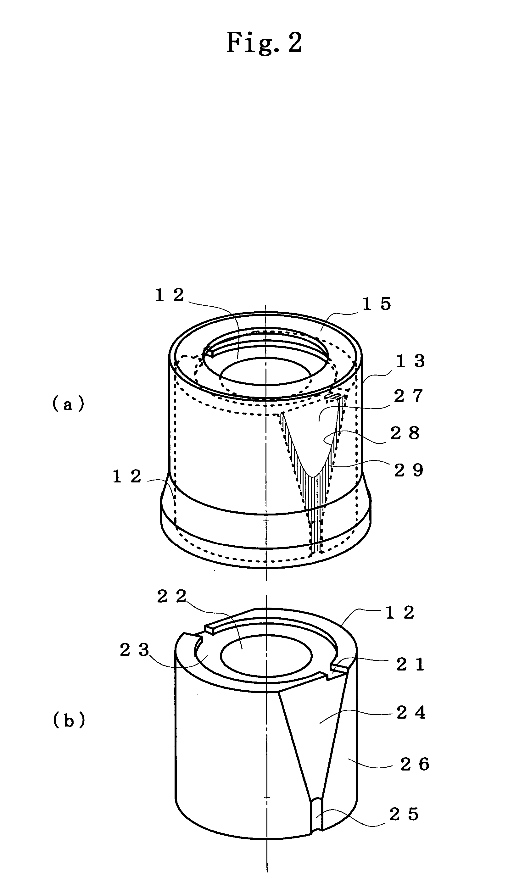 Fluid dynamic bearing motor attached at both shaft ends