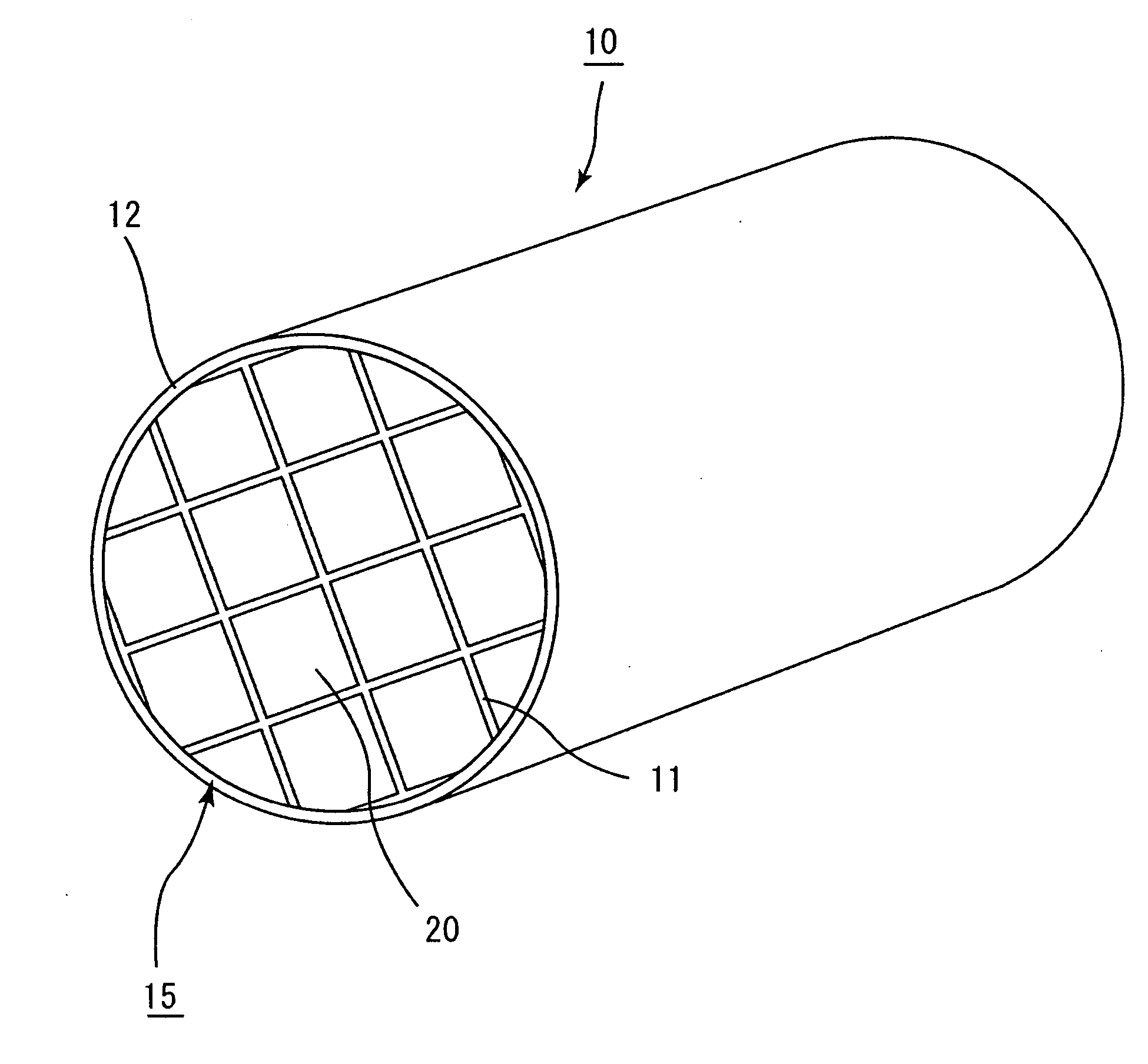 Honeycomb structured body