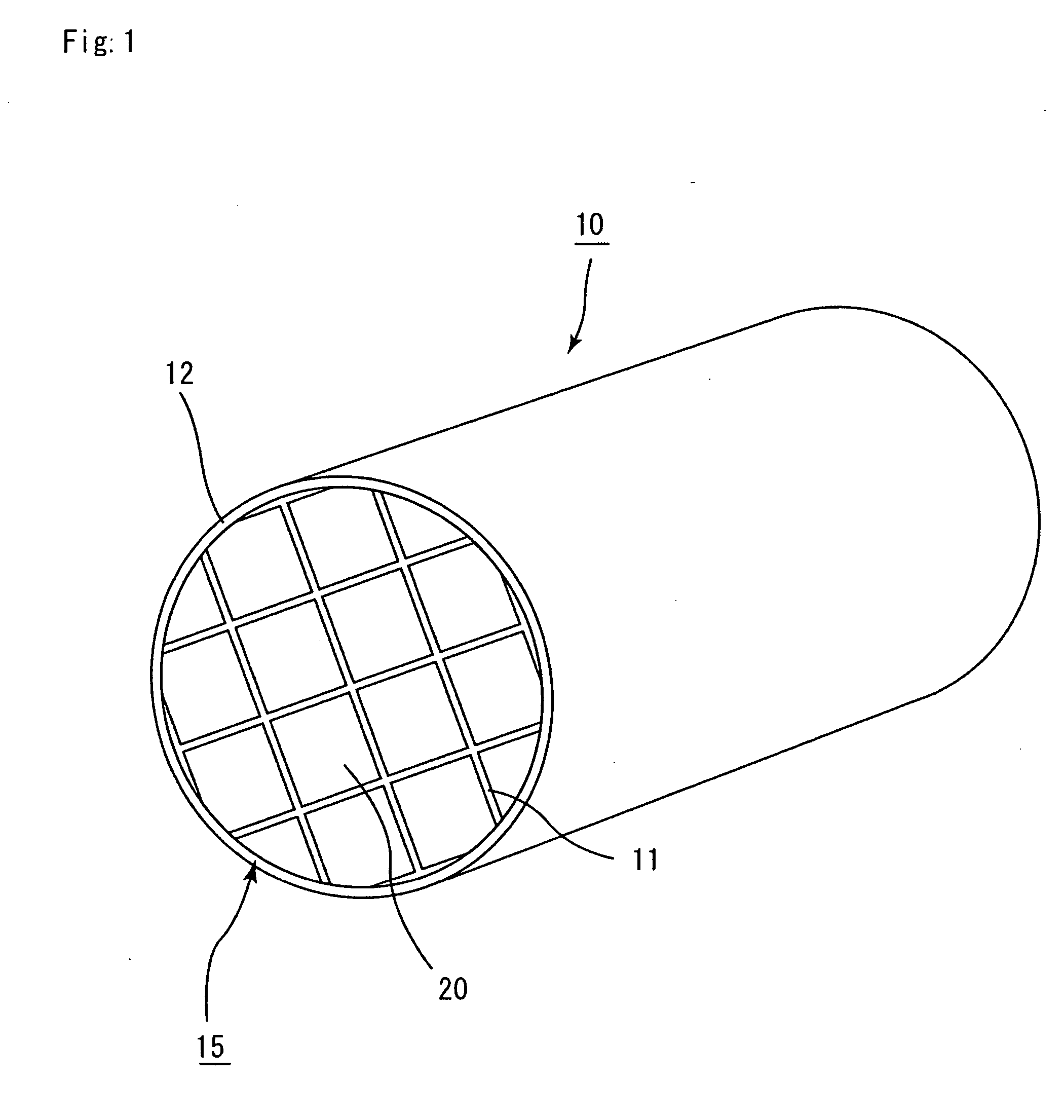 Honeycomb structured body