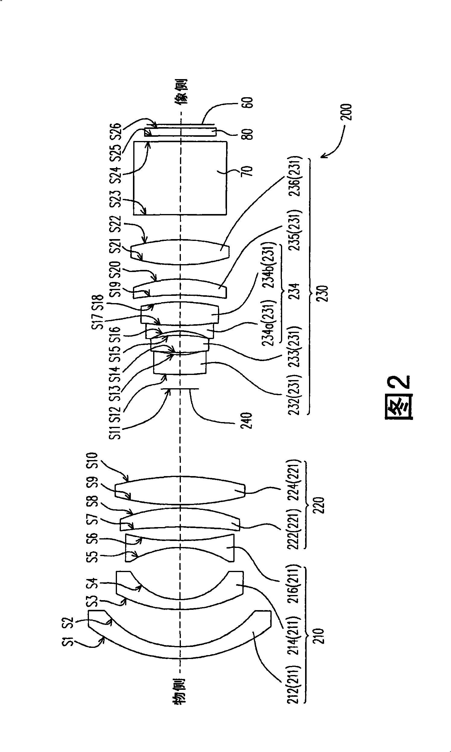 Focus fixing lens