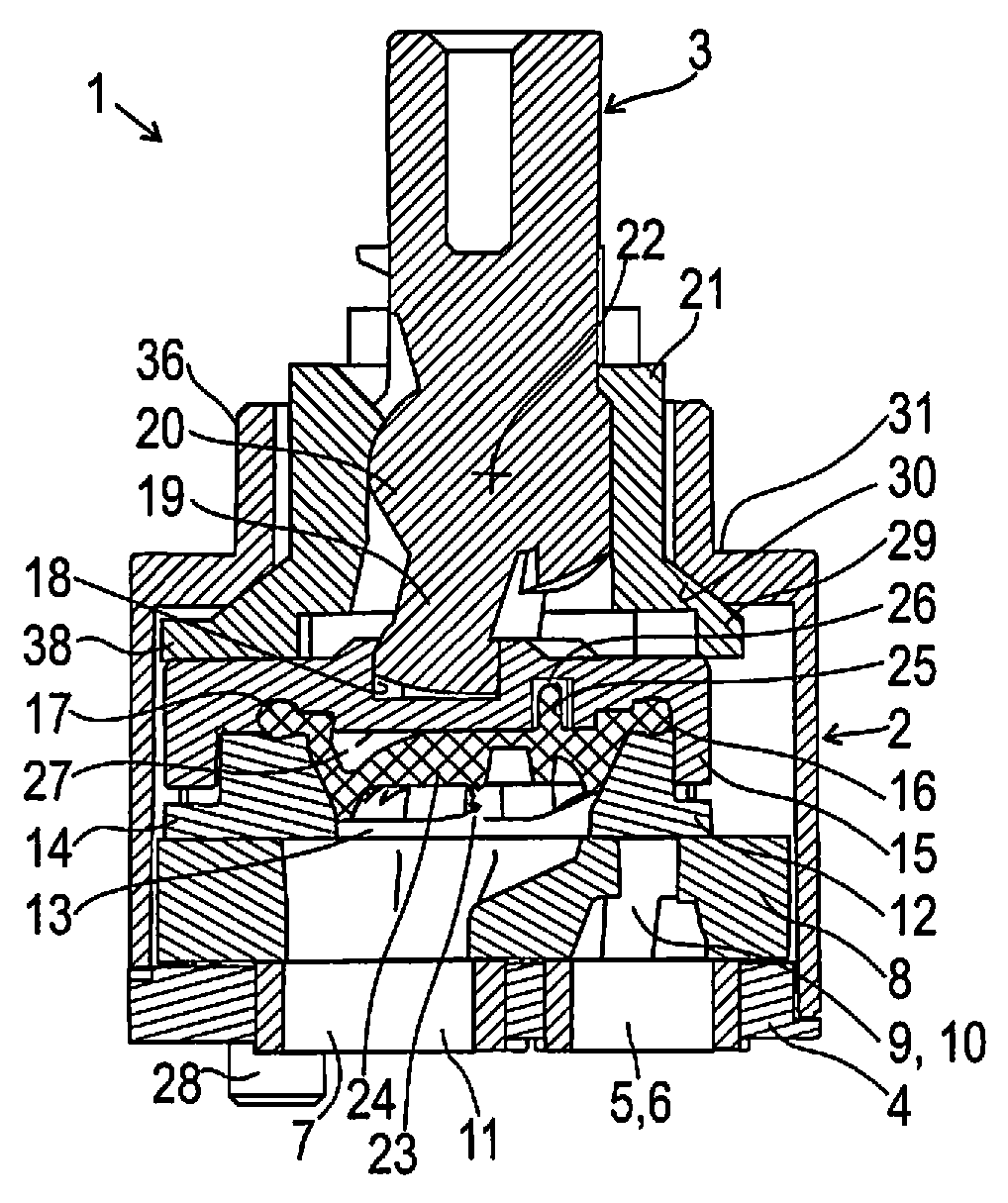 Cartridge housing