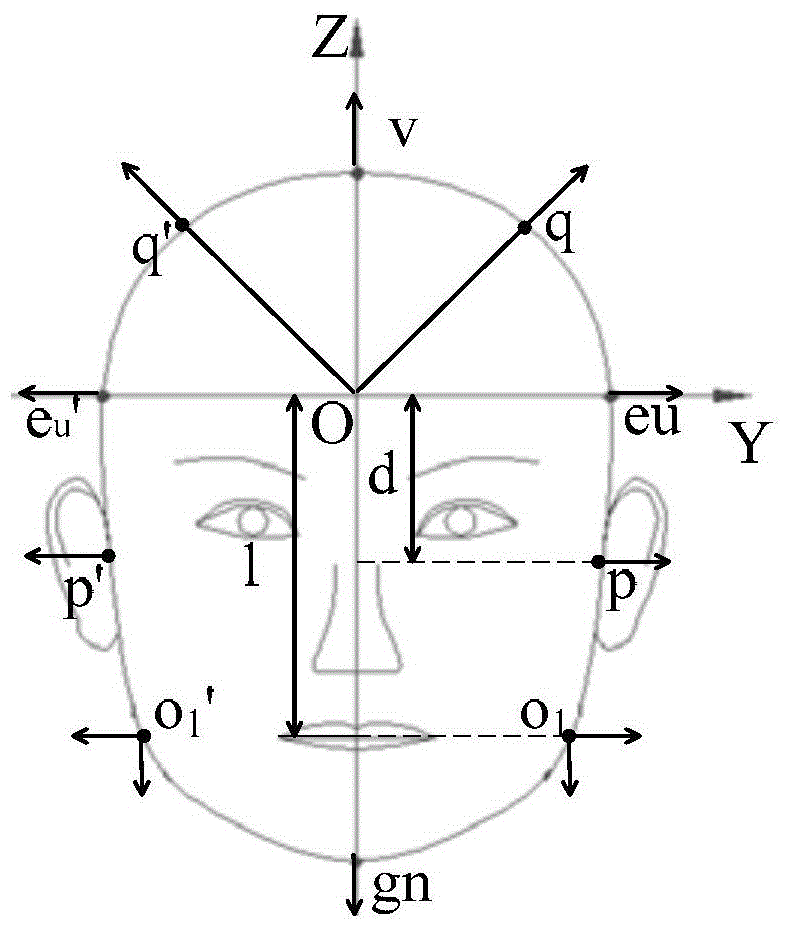 A humanoid avatar robot with variable face shape and facial organs, its mathematical modeling method and control method