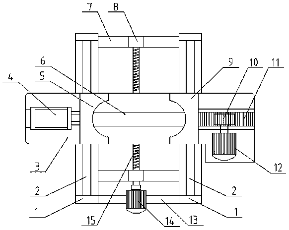 Automatic machining clamp with multi-directional adjustment function