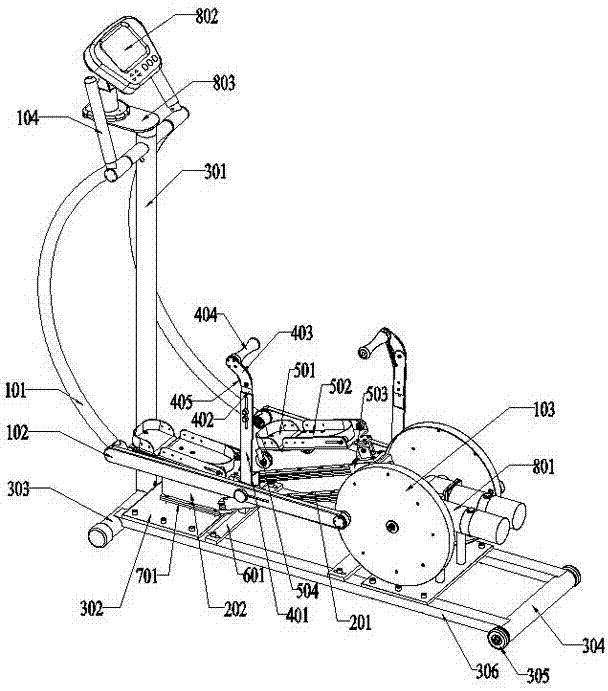 Walking recovery machine