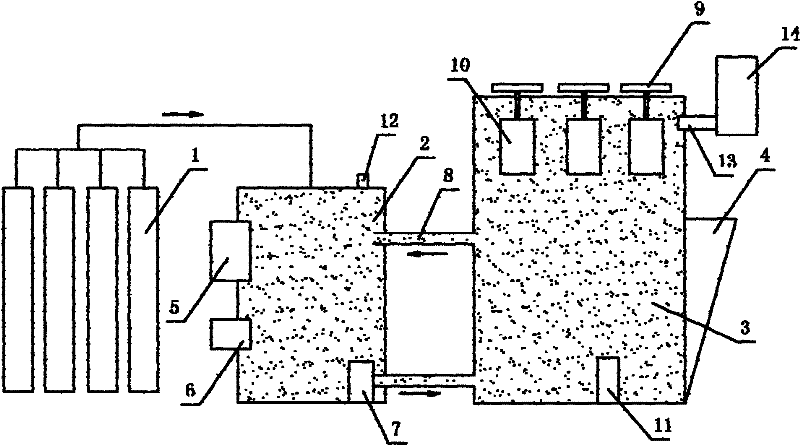 Deep soft rock adsorption gas experimental system in hot and humid environment