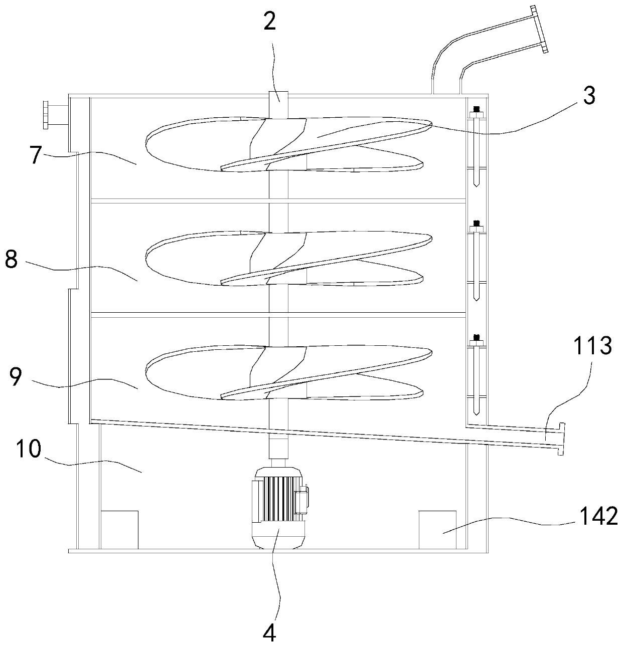 Novel floating stirring device for modified asphalt