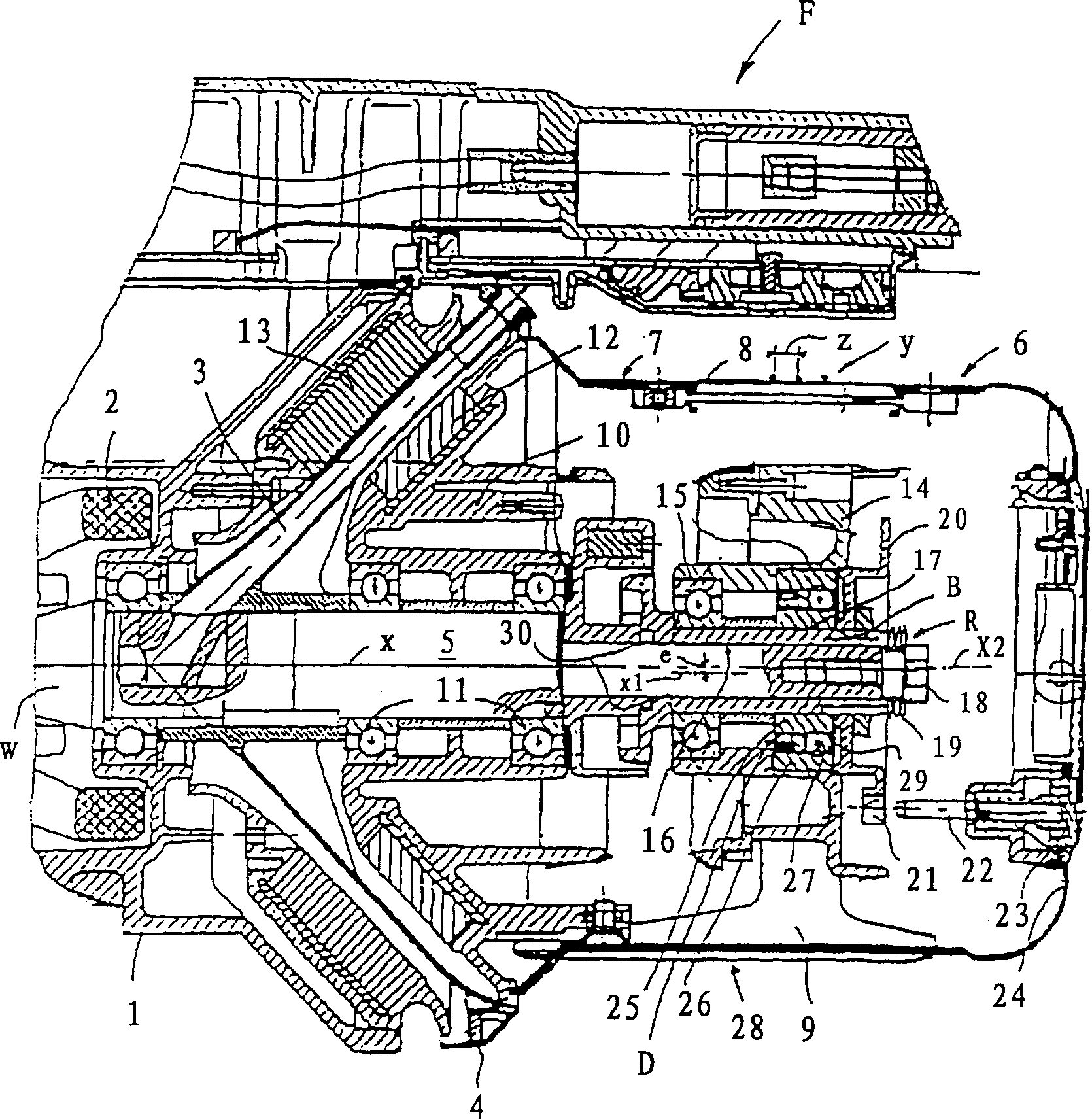 Yarn feeding device