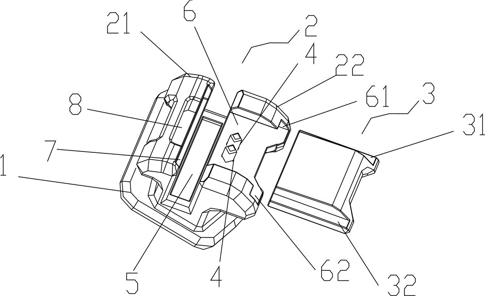 Lock plate type self-ligating bracket for tooth orthodontics