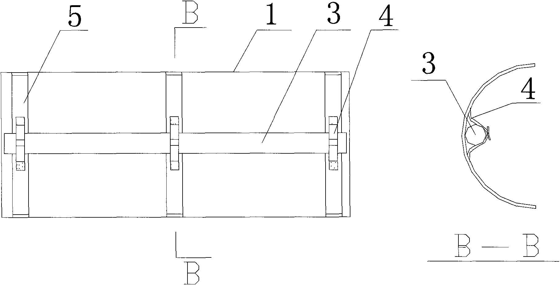 Sludge storing pipe bag for dehydration and dehydration method