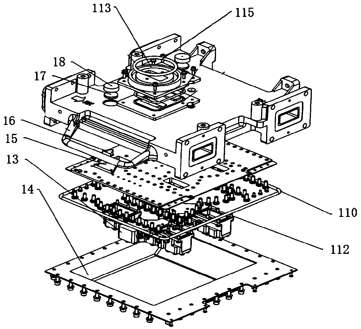 Microwave Branch system capable of networking flexibly