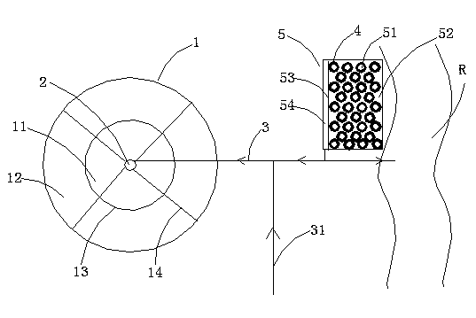 Device for cascaded culture of fishes and shrimps by separately using river water according to quality and culture method of device