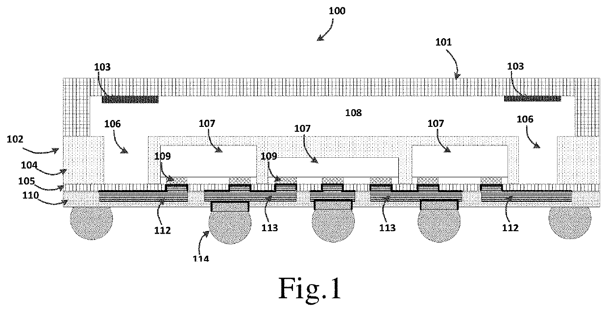 Radar component package and method for manufacturing the same